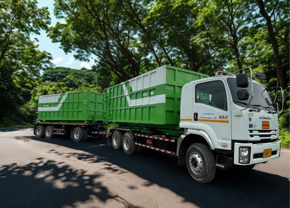 รถ ROLL OFF (BOX) พ่วง